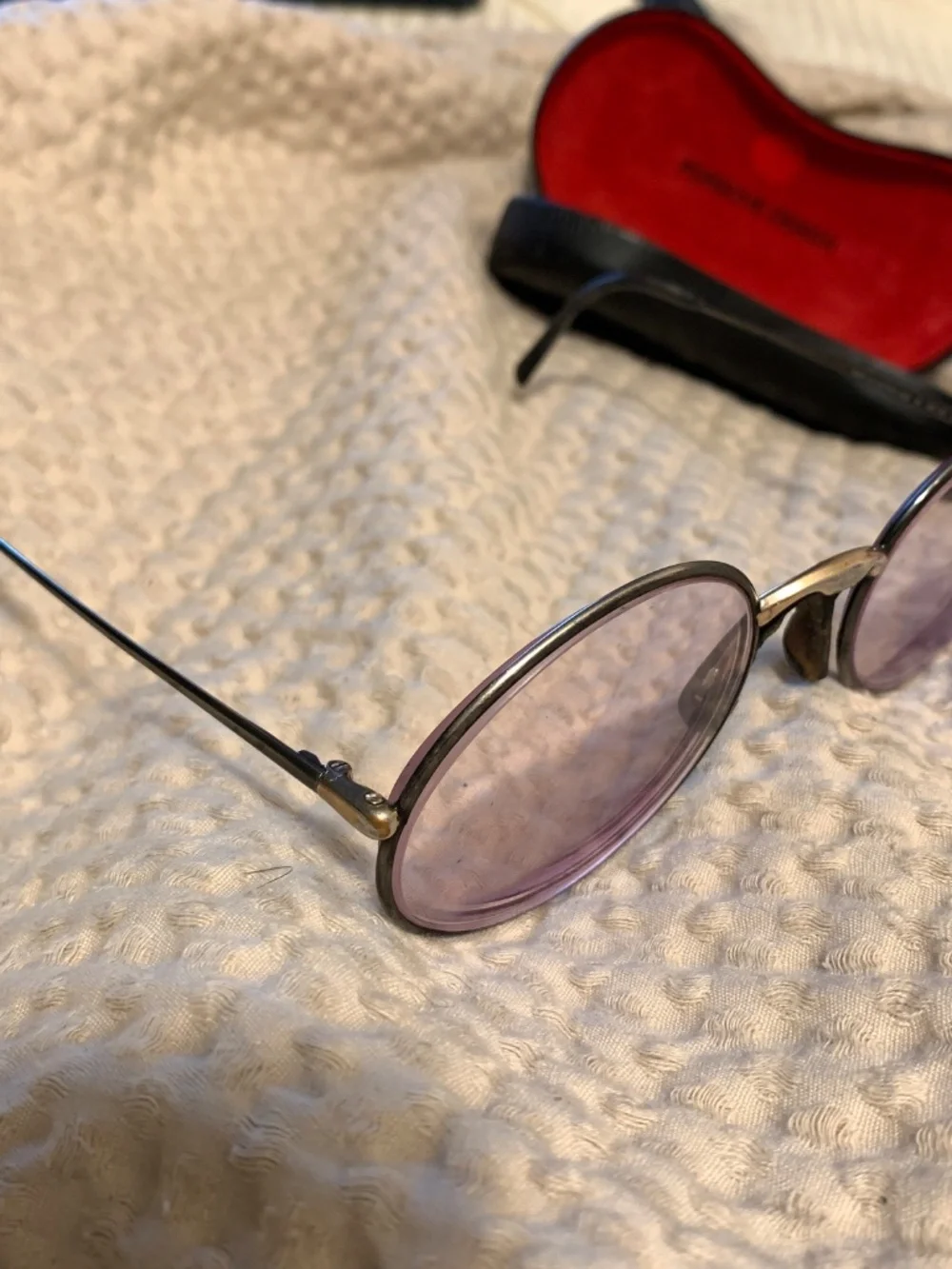 Vintage Porsche Design by Carrera Hinge Nose Round Glasses - OS